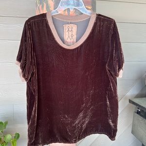 Johnny Was velvet T-shirt